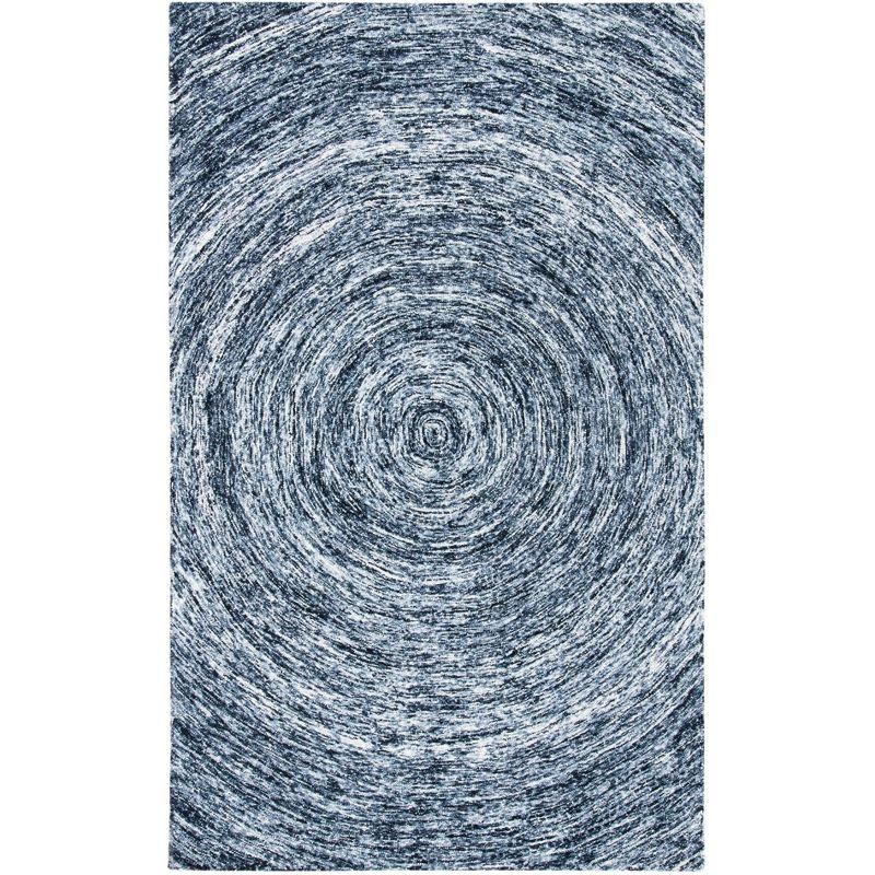 Ikat IKT633 Hand Tufted Accent Rug - Grey - 3'x5' - Safavieh
