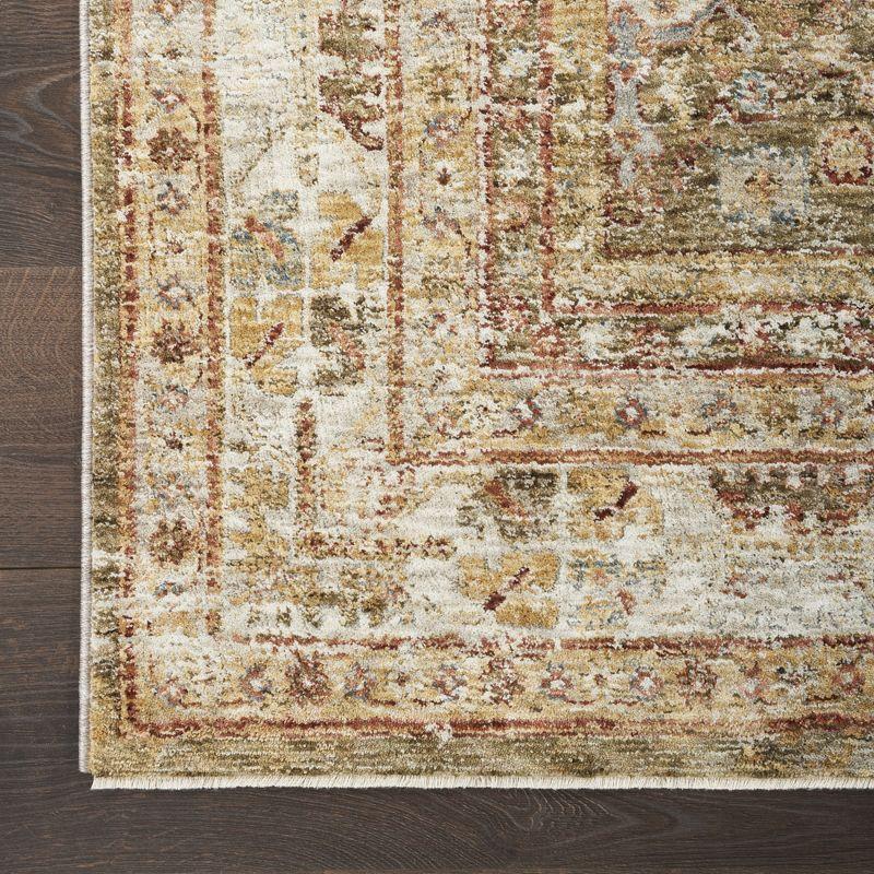 Nourison Petra Oramental Indoor Rug Green 2'3" x 10'2"