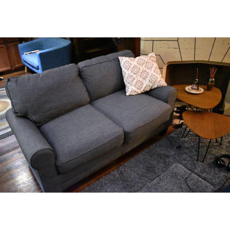 Serta Copenhagen 61" Loveseat for Two People, Pillowed Back Cushions and Rounded Arms