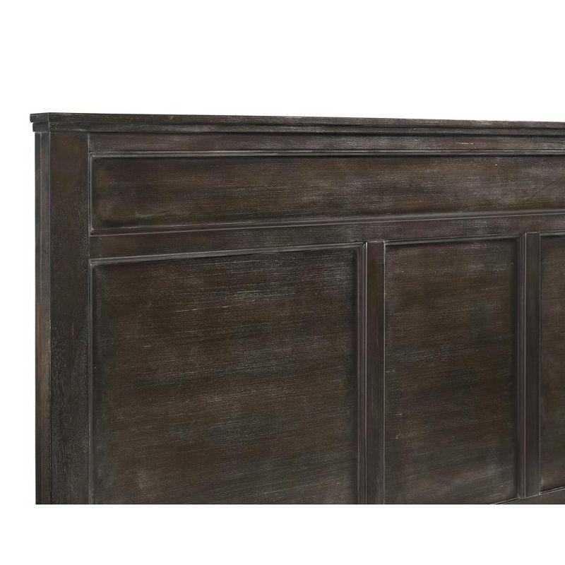 New Classic Furniture, Andover Twin Size Solid Wood Bed in Nutmeg