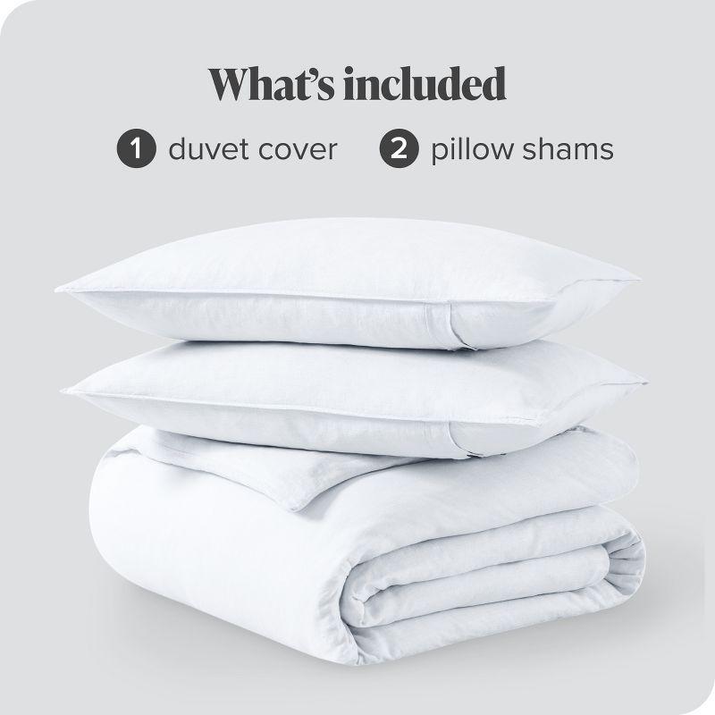 Bare Home Linen Duvet Cover Set