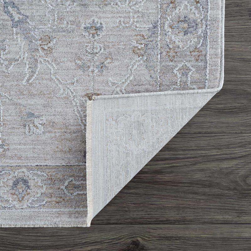 Hauteloom Rectangle Area Rug   Light Gray