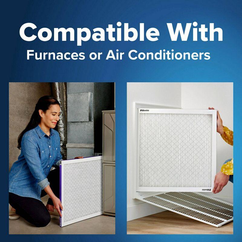 Filtrete 12x12x1 Allergen Bacteria and Virus Air Filter 1500 MPR: Electrostatic Furnace Filter, MERV 12, 3-Month Use