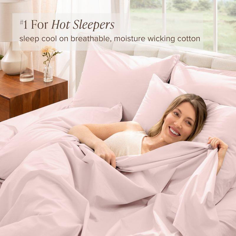 Bare Home 100% Cotton Percale Sheet Set