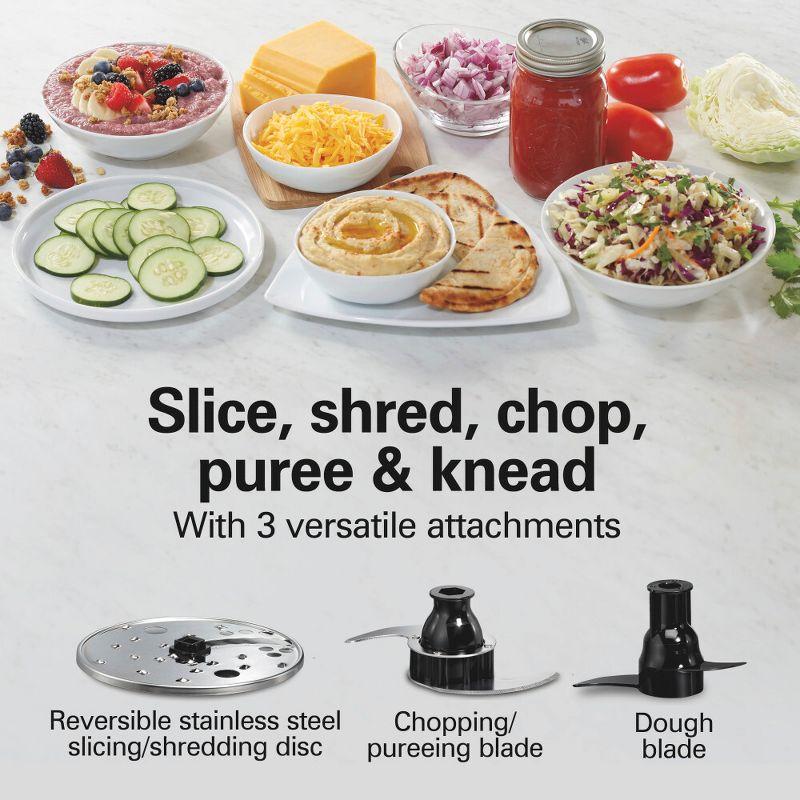 Hamilton Beach 12 Cup Stack and Snap Food Processor