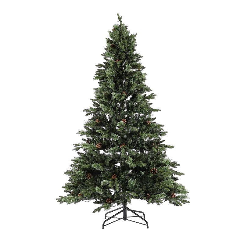 Safavieh Couture 7.5' Lighted Pine Christmas Tree