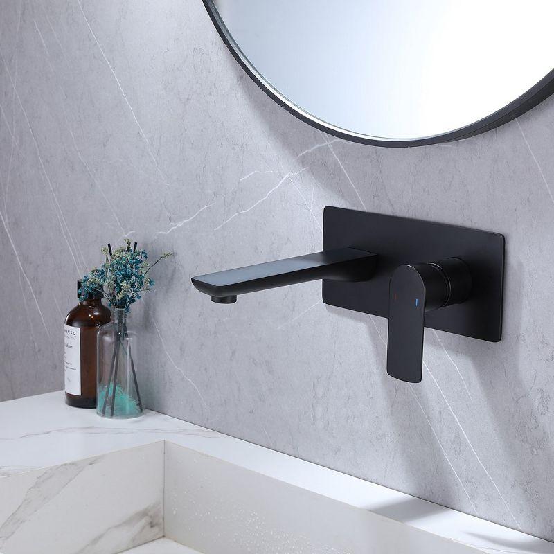 Wall Mounted Optional Single-handle Bathroom Faucet