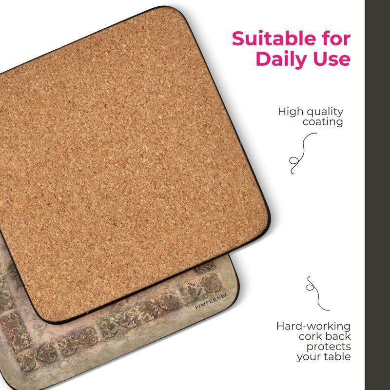 Pimpernel Pimpernel Tuscan Palette Coasters 4"X 4" (Set of 6)