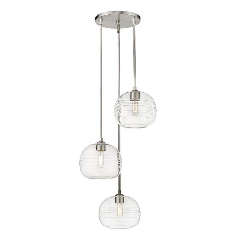 Z-Lite Harmony 3 - Light Chandelier in  Brushed Nickel