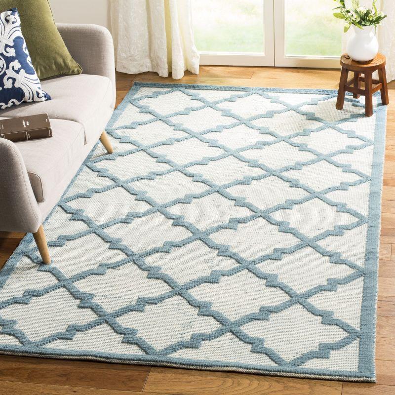 Martha Stewart Puzzle Hand Woven Wool Geometric Rug