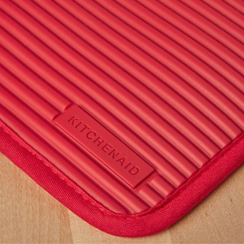 KitchenAid Ribbed Soft Silicone Potholder (Set of 2)