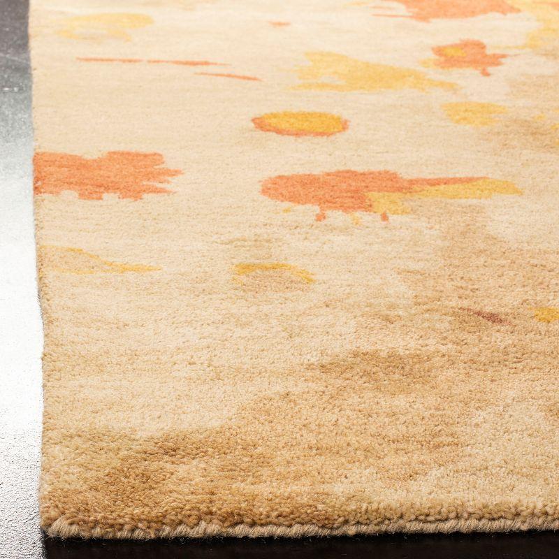 Soho SOH216 Hand Tufted Area Rug - Beige/Multi - 6'x6' - Safavieh.