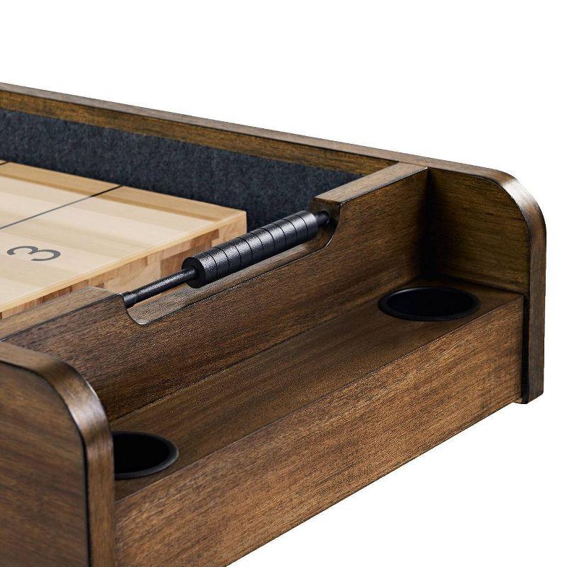 Barrington Billiards Company Barrington Billiards 12' Coventry Shuffleboard Table With Scratch-Resistant Playfield and 8 Puck Set