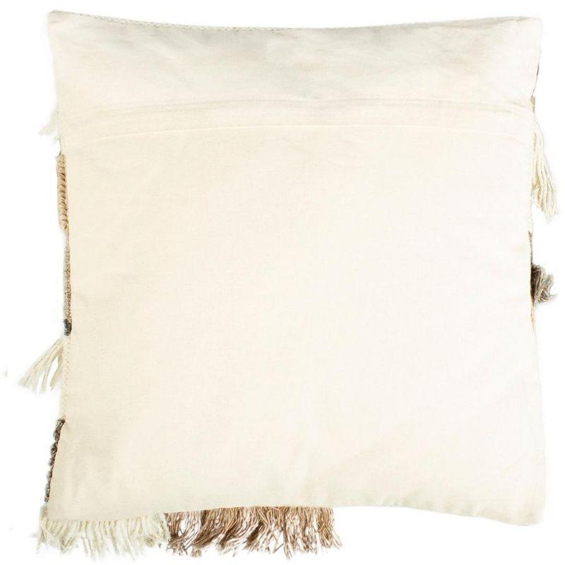 Banstead Geometric Wool Throw Pillow