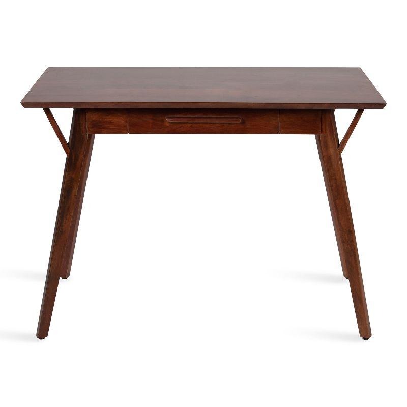 Kate and Laurel McCutcheon Rectangle Wood Writing Desk, 42x22x30, Brown