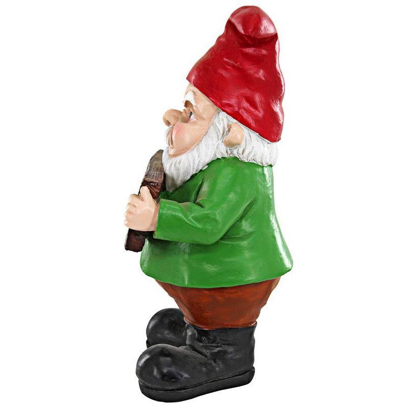 Go Away Sign Gnome Garden Statue