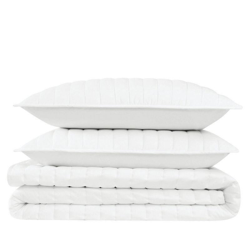 Brooklyn Loom Cotton Percale Quilt Set