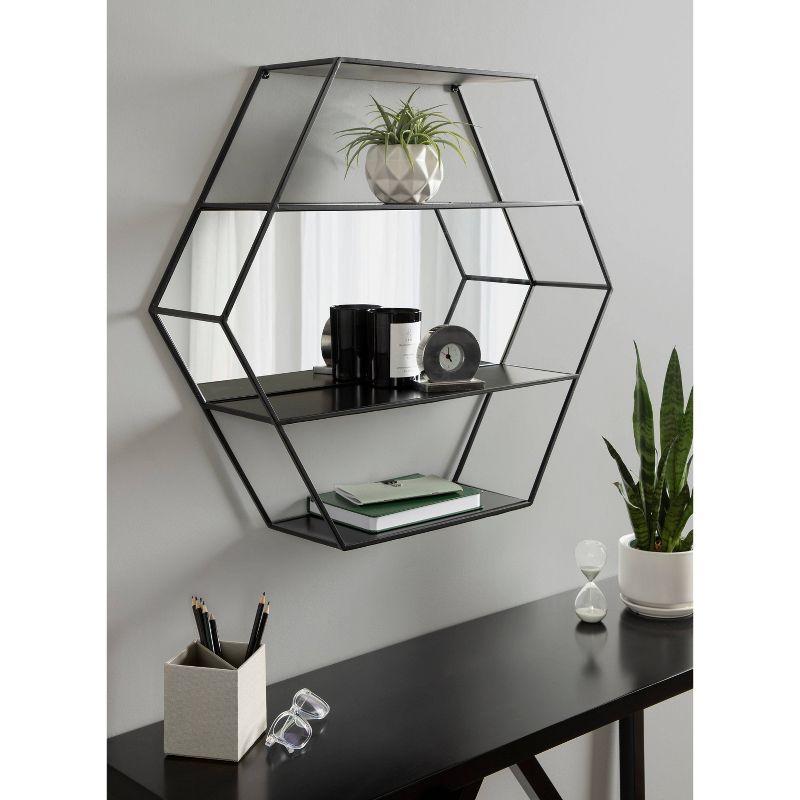 Celestia 3 Piece Hexagon Accent Shelf