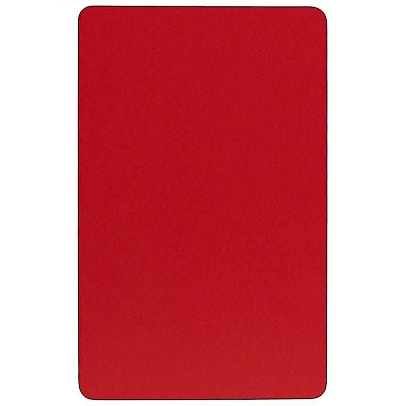 Goddard 24''W x 48''L Rectangular HP Laminate Activity Table - Adjustable Legs