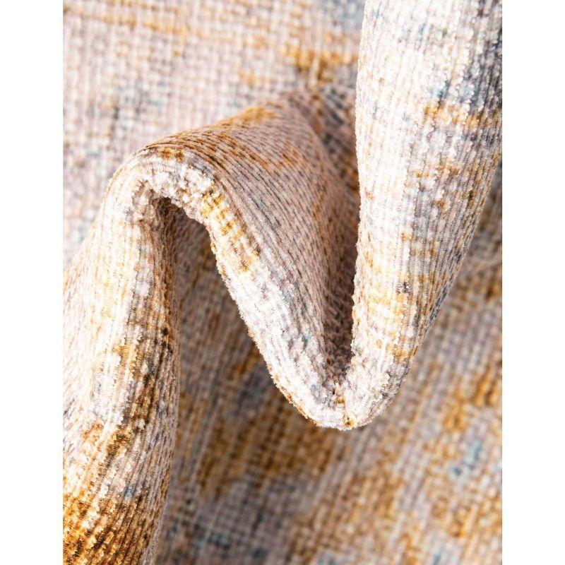 Unique Loom 3' 6 x 5' 6 Thaddeus Timeless Yellow Rectangle Area Rug