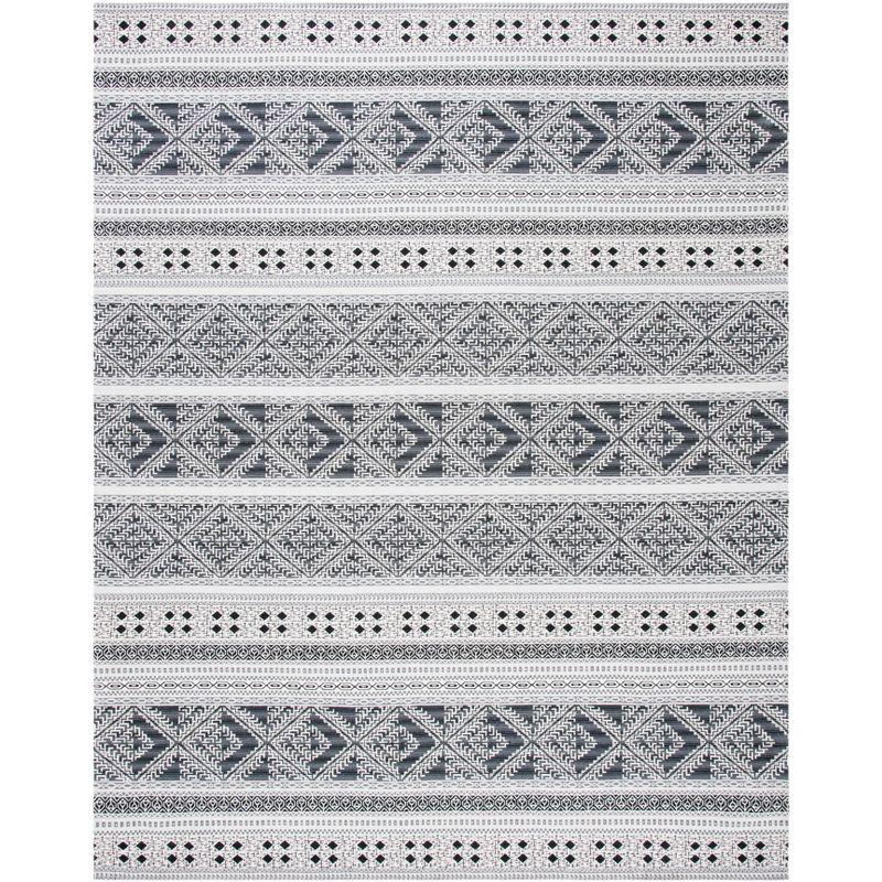 Classic Vintage CLV717 Hand Woven Area Rug - Black - 8'x10' - Safavieh.