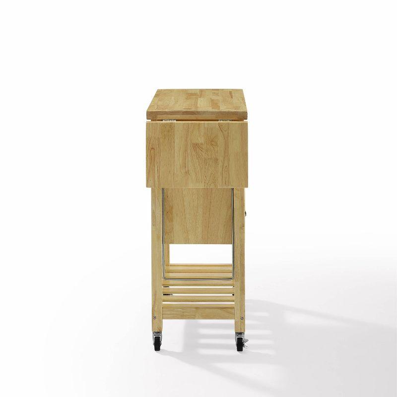 Bristol Double Drop Leaf Kitchen Cart Natural - Crosley