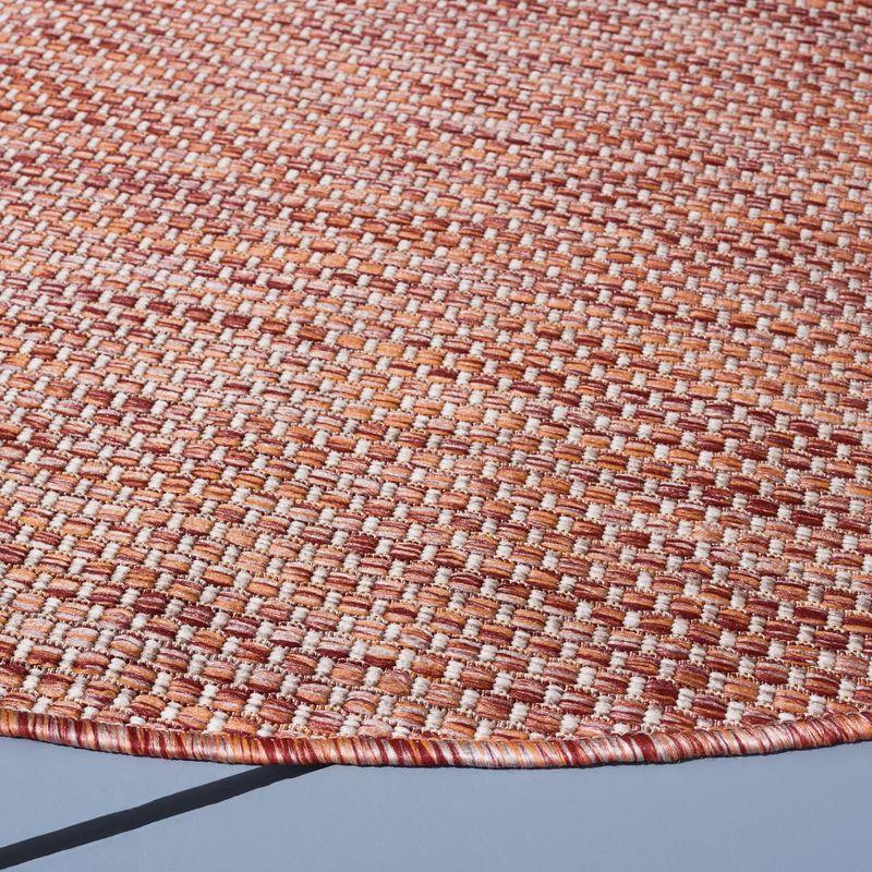 Courtyard CY8521 Power Loomed Indoor/Outdoor Accent Rug - Red/Beige - 2'7"x5' - Safavieh.