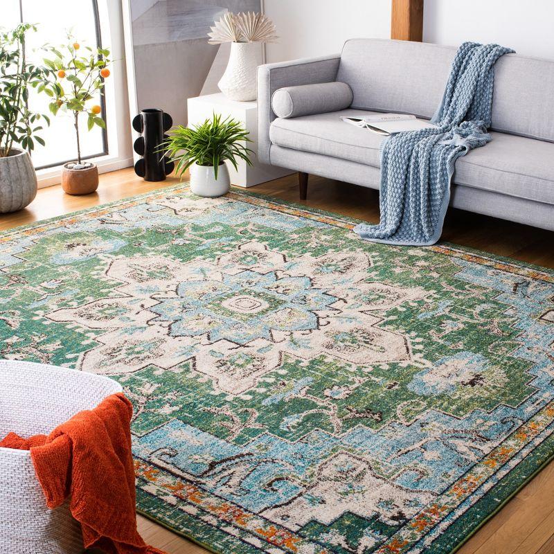 Madison 473 Area Rug In Green / Turquoise