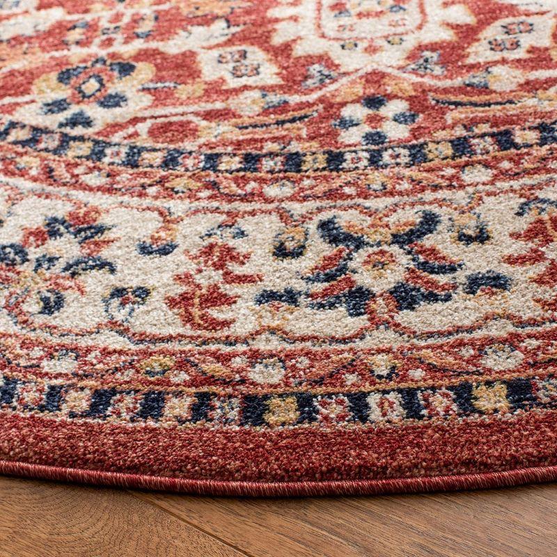 Charleston CHL412 Loomed Indoor Area Rug - Red/Ivory - 5'3"x7'6" - Safavieh