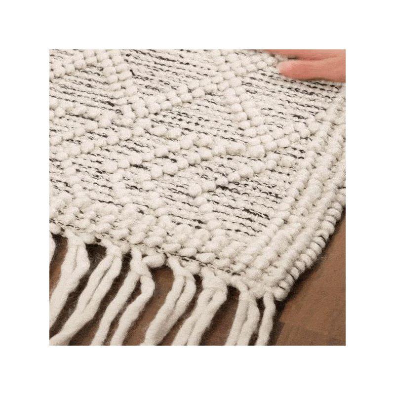 Hauteloom Rectangle Area Rug   Ivory