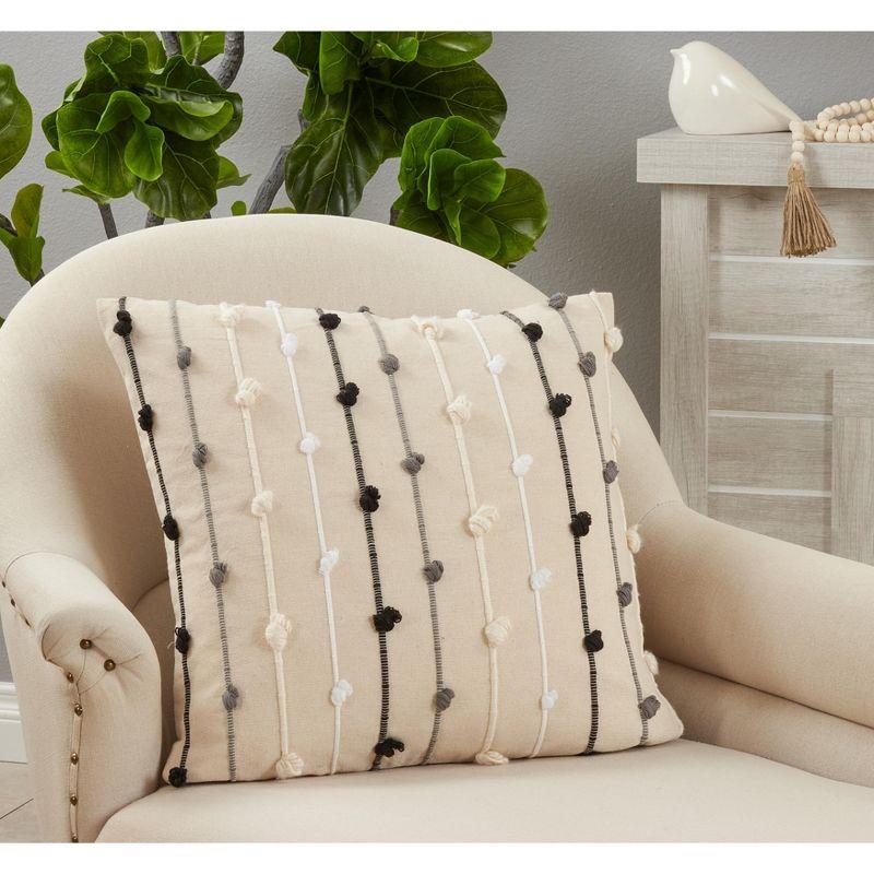 Saro Lifestyle Knotted  Decorative Pillow Cover