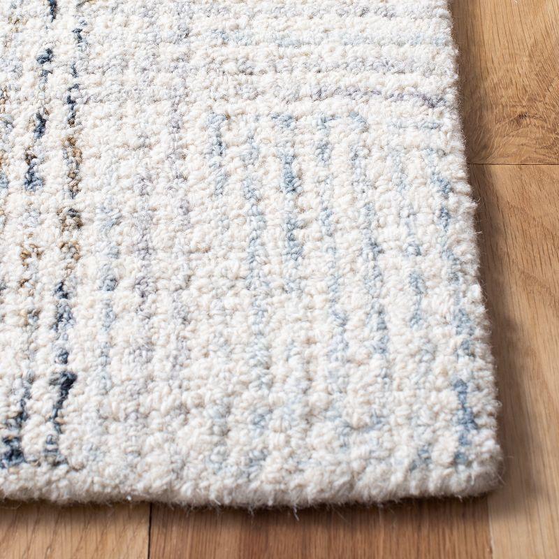 Abstract ABT657 Handmade Indoor Area Rug - Ivory/Gold - 8'x10' - Safavieh