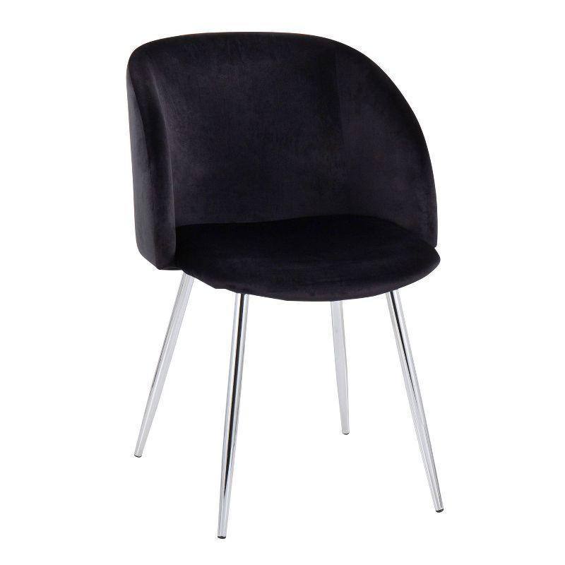 Terrance 18.5'' H Velvet Upholstered Parsons Chair