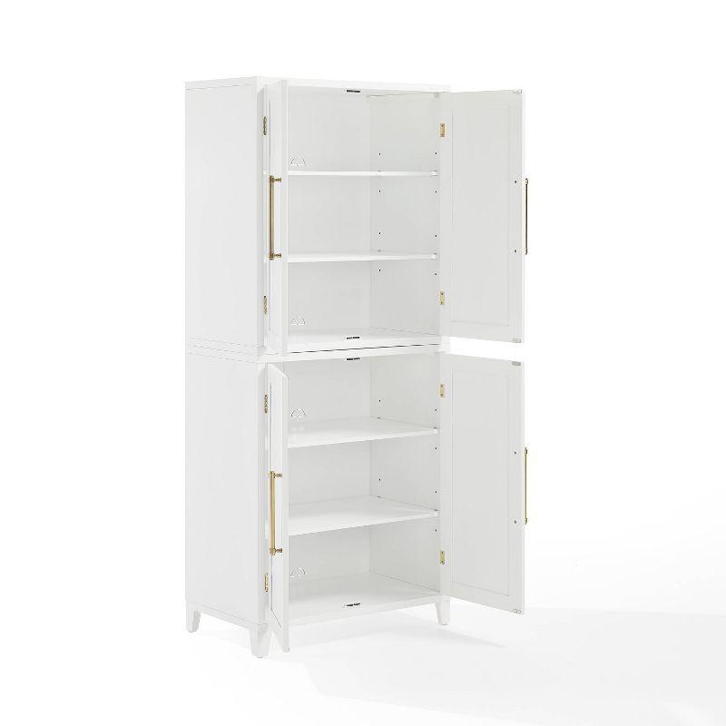 Crosley 70" Roarke Kitchen Pantry Storage Cabinet White