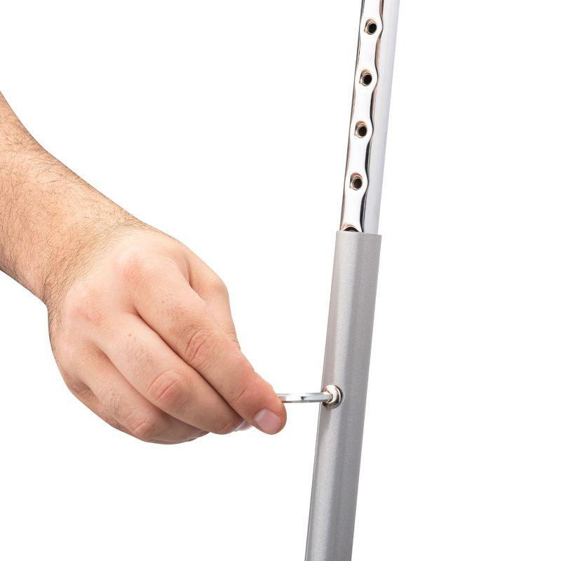 National Public Seating 6200 Series Height Adjustable Heavy Duty Steel Stool with Footring