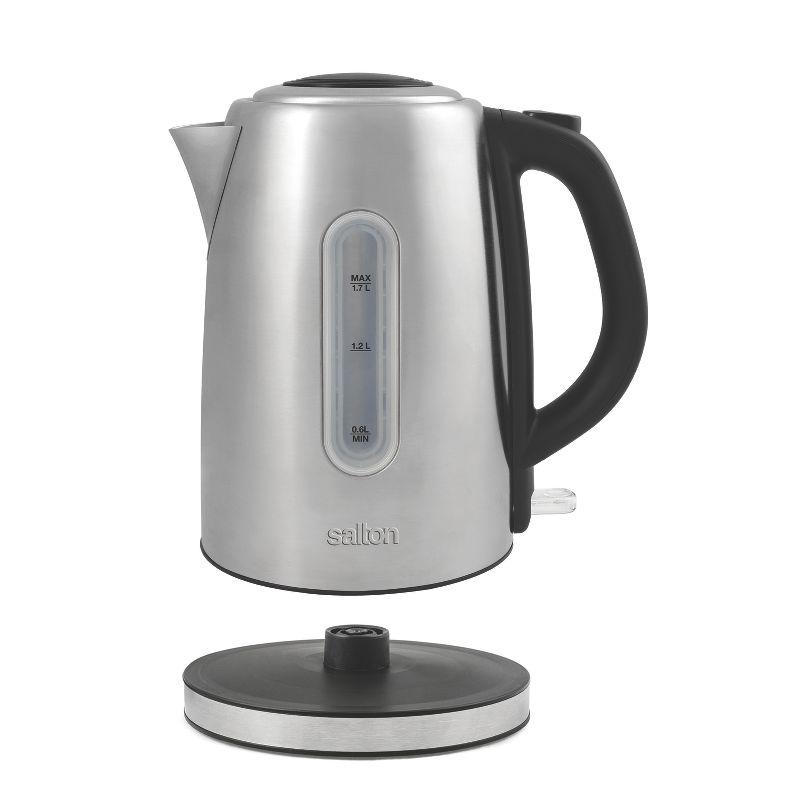 Salton 1.8 Qt. Stainless Steel Electric Tea Kettle