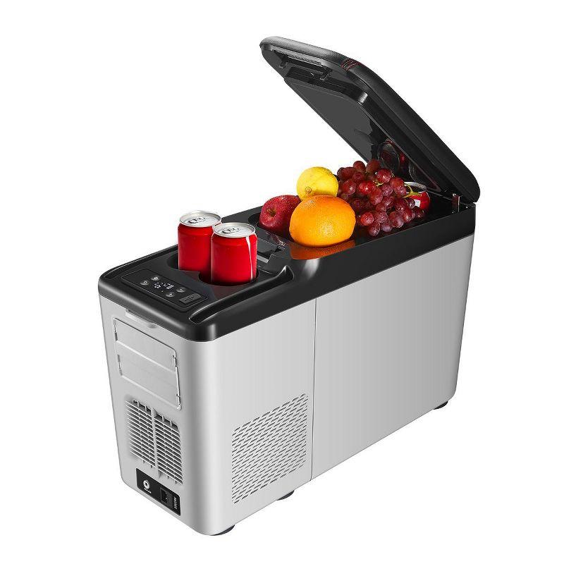 16 Quart Silver Electric Portable Car Cooler