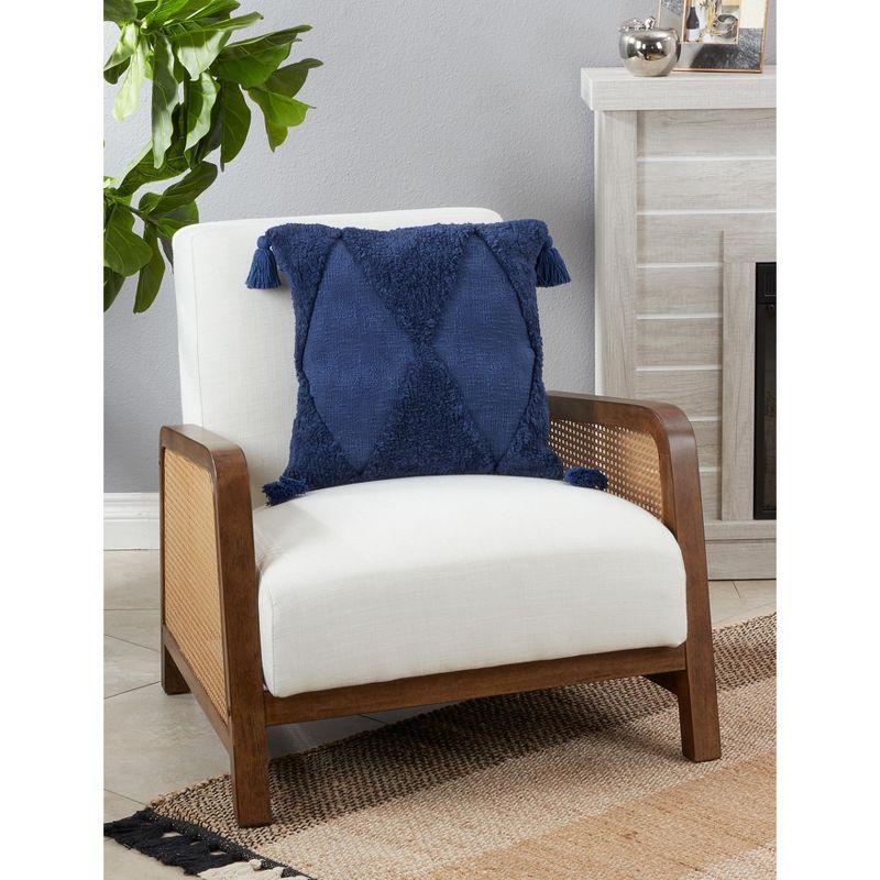 Geometric Cotton Throw Pillow