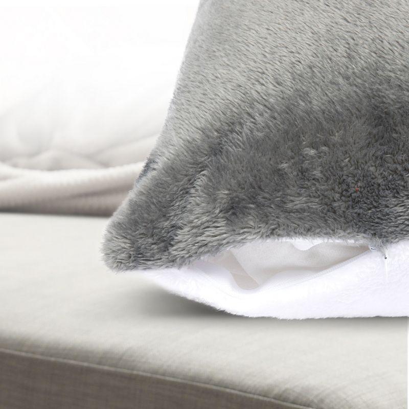 Cheer Collection Reversible Throw Pillow (Set of 2)