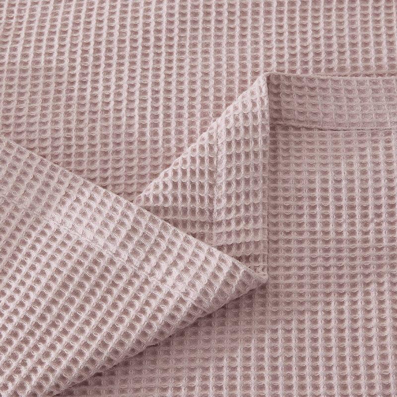 Solid Cotton Waffle Weave Blanket