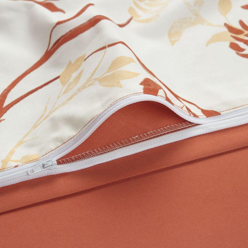 Chanasya Ultra Soft Sakura Cherry Tree Reversible Duvet Cover Set