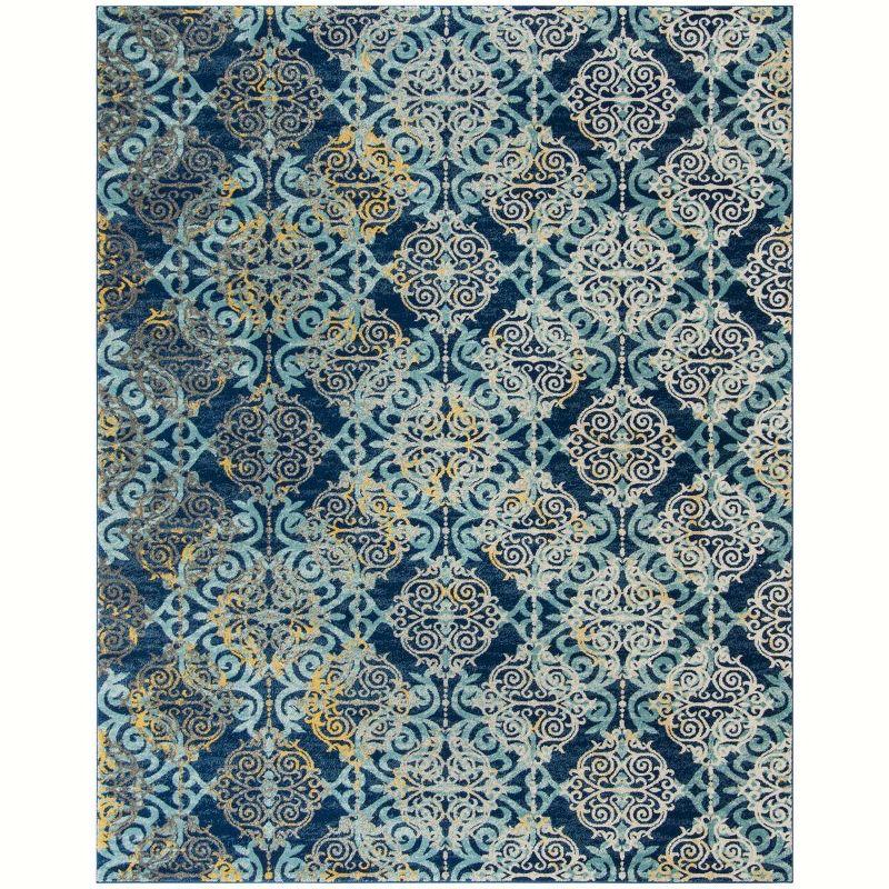 Evoke EVK230 Power Loomed Indoor Area Rug - Royal/Light Blue - 8'x10' - Safavieh
