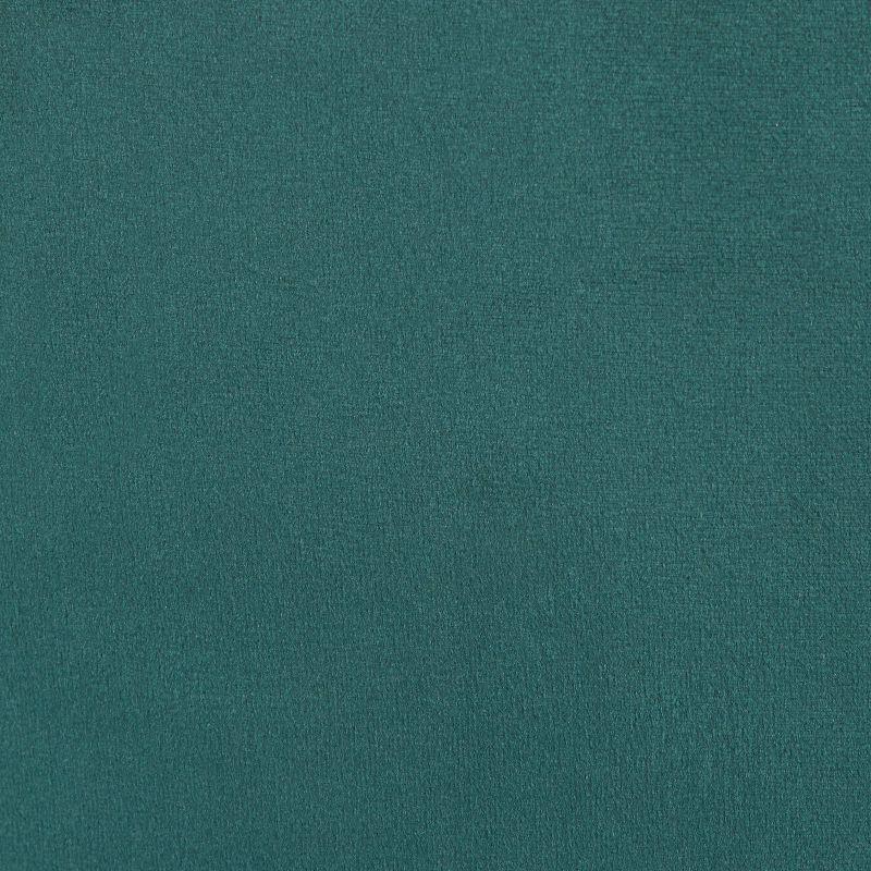 Set of 2 Claire Upholstered Counter Height Barstools: Swivel, Velvet, Gold Accents - Lumisource