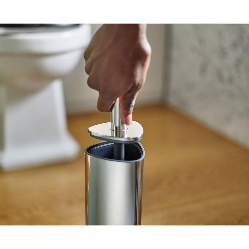 Joseph Joseph Joseph Joseph Flex Luxe Toilet Brush with Stainless Steel Finish