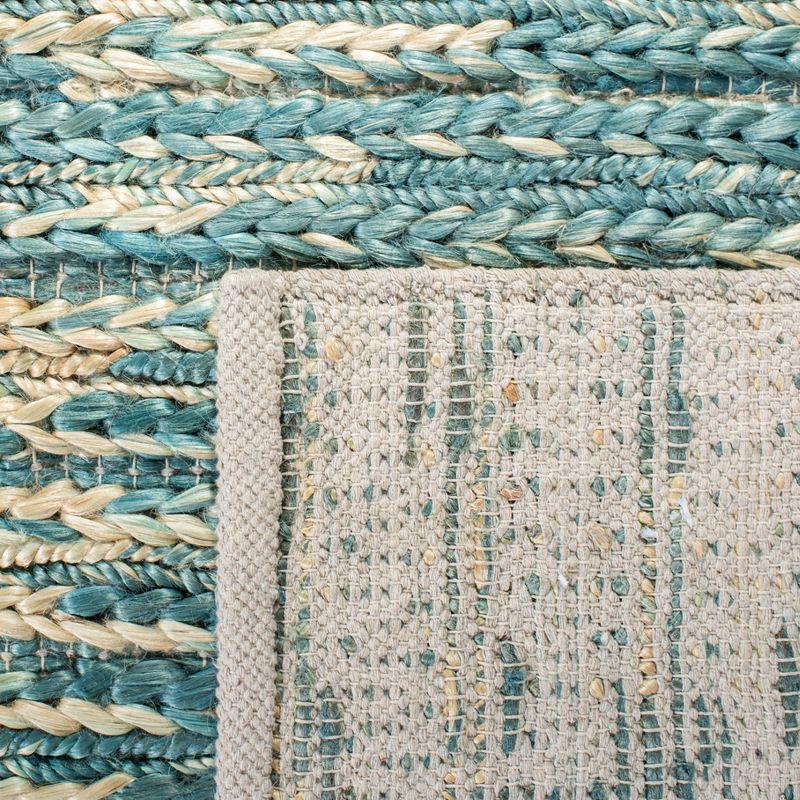 Natural Fiber NF376 Hand Woven Area Rug - Dark Green/Natural - 3'x5' - Safavieh.
