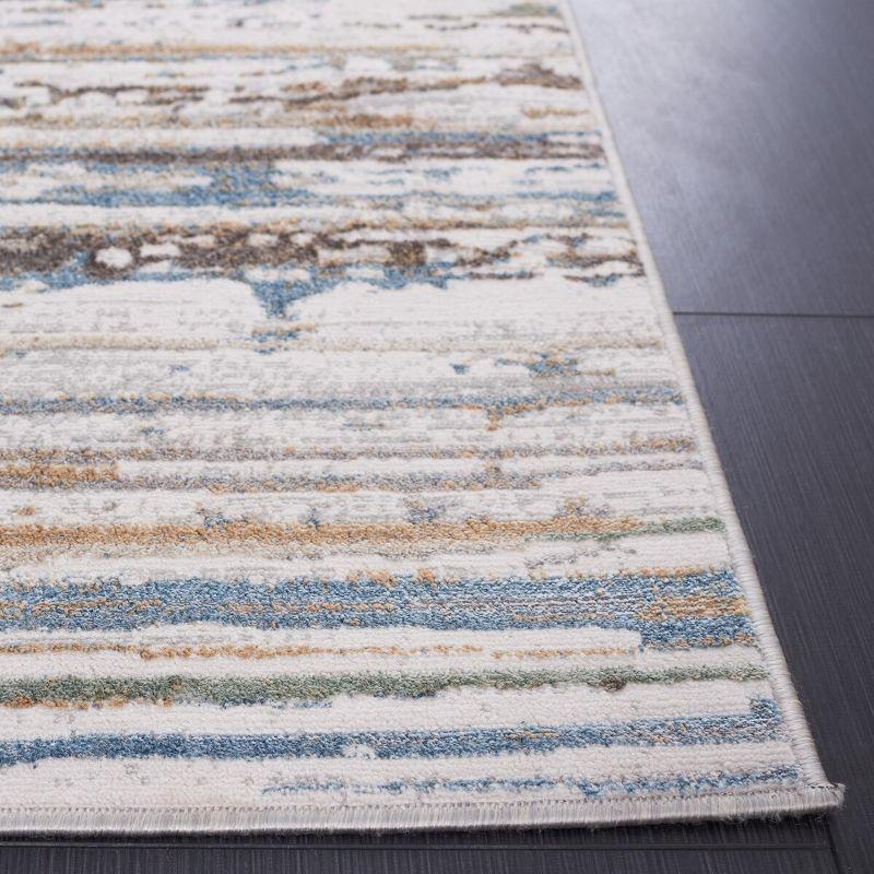 Bel Air BLA240 Power Loomed Runner Rug - Beige/Gray - 2'2"x9' - Safavieh.