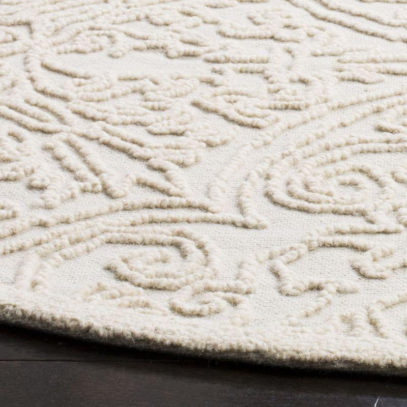 Martha Stewart Rugs Martha Stewart Hand Tufted Wool And Cotton With Latex Damask Rug