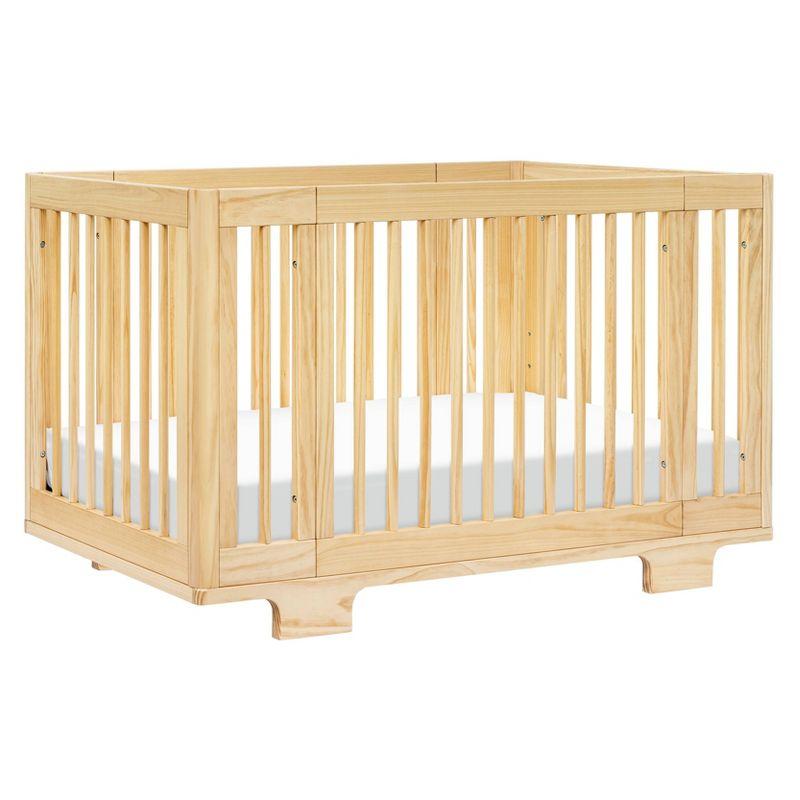 Babyletto Yuzu Natural Wood 8-in-1 Convertible Baby Crib with All Stages Conversion Kit