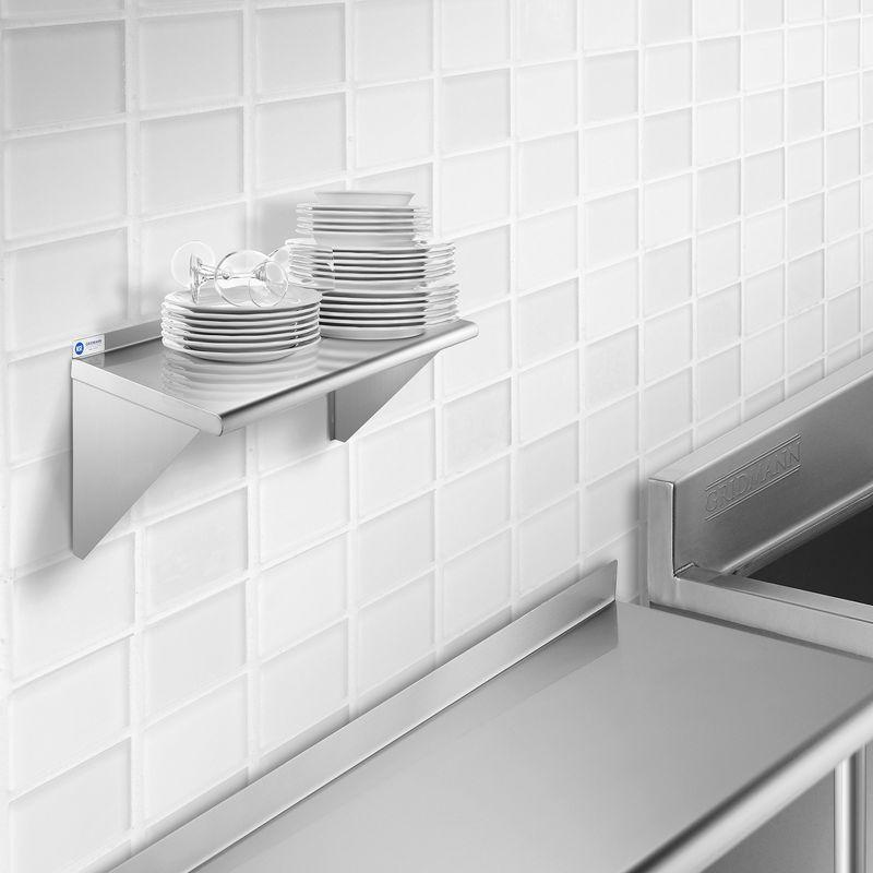 GRIDMANN NSF Stainless Steel Wall-Mount Shelf by Latitude Run