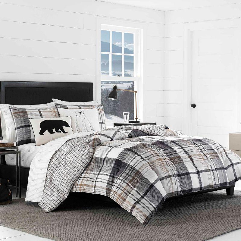 Plaid Normandy Reversible Comforter Set - Eddie Bauer